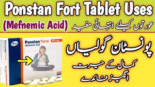 Ponstan Forte Tablet Mefenamic Acid Ponstan Forte 500mg Tablet Used For In Urdu  Side Effects [upl. by Nnylatsirk]