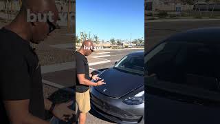 Attempting to Drive a Tesla Model 3 With The Frunk Open tesla shorts [upl. by Jacklyn]