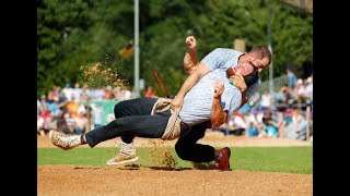 Sensation am Nordwestschweizer Schwingfest Hersche bodigt Aeschbi und feiert ersten Kranzfestsieg [upl. by Sheng]