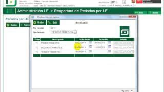 SIAGIE  Configuración de reapertura de periodos de evaluación [upl. by Zebaj]