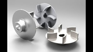 Impeller for centrifugal pump in CATIA [upl. by Rahm]