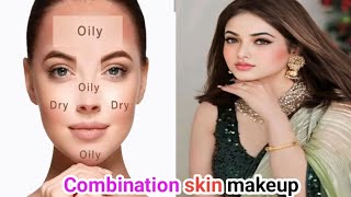 How To Do Makeup On Combination Skin  Requested Videocombinationskinbeauty [upl. by Gupta]