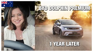 BYD Dolphin 1 Year Later  Review  Australia [upl. by Tnecillim]