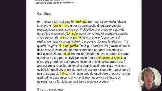 10  Produzione scritta C1C2  Discorso di ringraziamento [upl. by Nnarual]