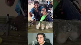 Receita de suco de tétano com H2O memes react shorts comidaindiana [upl. by Kimura9]