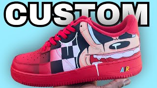 Unveiling the Secrets Custom Airforce 1s Painting Revealed  Sticky Nation [upl. by Stephanus]