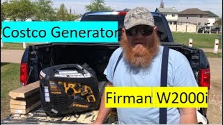 Not Really A Review  Costco Firman W2000i generator [upl. by Berns826]