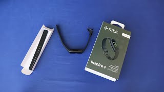 How to change Fitbit Inspire 3 BandStrap [upl. by Rambort]