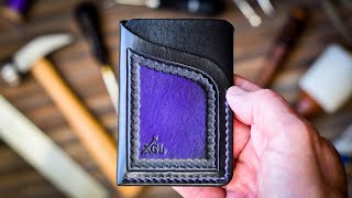 Super Minimalist Wallet  Leather Craft [upl. by Manthei]