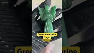 Green aventurine Angel crystalelements healingcrystalsandstones spiritualhealing angels viral [upl. by Enayd]