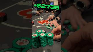 Triple straddle et j’ai TT  🤑 poker cashgame [upl. by Ayrotal]