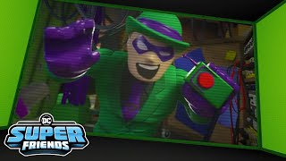 The Enigma of The Riddler  DC Super Friends  Kids Action Show  Super Hero Cartoons [upl. by Atsylac]