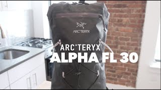 Arcteryx Alpha FL 30L Review [upl. by Esinyt]