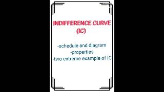 Indifference curve notes📝 [upl. by Ahsi]