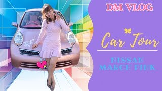 VLOG157CAR TOURNISSAN MARCHPINK COLOR [upl. by Atiz]