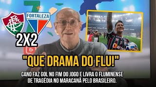 FLUMINENSE EMPATA COM O FORTALEZA EM CASA E SEGUE NA LUTA CONTRA O REBAIXAMENTO NO BRASILEIRÃO [upl. by Minny258]