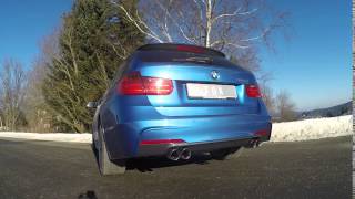 BMW F31 330d  FOX Exhaust System [upl. by Euqinomahs]