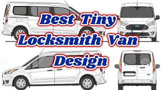 Locksmith Van Mobile Setup Walkthrough  2022 Ford Transit Connect [upl. by Gasperoni]