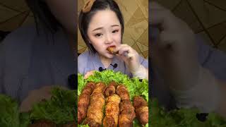 🔥🥓 ASMR MUKBANG Spicy Pork Belly amp Crunchy Bites 매운 삼겹살과 바삭한 소리의 완벽한 조화 🎧😋 ASMR mukbang short [upl. by Jezabella]