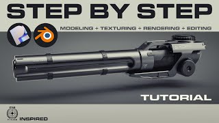 Realistic Ship Cannon in Plasticity StepByStep [upl. by Aihseyt]