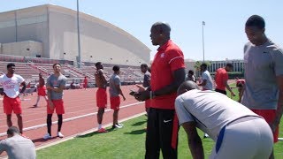 Workout Wednesday Carl Lewis amp Houston Sprinters [upl. by Nylitsirk657]