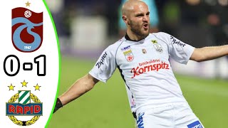 Trabzonspor vs Rapid Wien 01 Highlights  Europa League Qualification 2024 eFootball Game Play [upl. by Ellenar908]