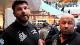 MEET THE MATCHROOM BOXING SECURITY BIG CAM amp ANDY BROWN  FROCH v GROVES 2 [upl. by Shargel646]