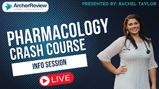 NCLEX Pharmacology Crash Course Info Session [upl. by Llenahs]