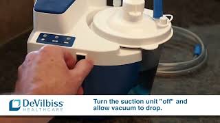 How to Clean Devilbiss Vacu Aide Quiet Suction Unit  HPFY [upl. by Nivaj]