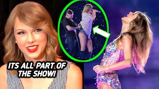 Taylor Swift REACTS to how she handles Technical difficulties when Performing [upl. by Retsevel]