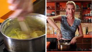 How to Make Gougères Cheese Puffs  Hilah Cooking [upl. by Kenon394]