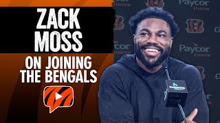 Zack Moss on Bengals Offense His Running Style and What He Brings to Cincinnati [upl. by Saundra]