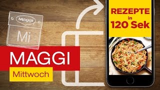 Gebratene Nudeln thailändische Art  MAGGI Rezepte in 120 Sekunden [upl. by Eeclehc]