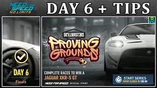 NFS No Limits  Day 6  TIPS  Jaguar XKRS GT  Proving Grounds Event [upl. by Enihpad199]