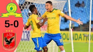 Mamelodi Sundowns vs Al Ahly 50  Highlights amp Goals 462019 [upl. by Aihsakal561]