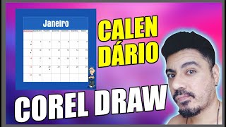 COMO CRIAR CALENDARIO ATUALIZADO NO COREL DRAW [upl. by Engud686]