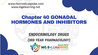 Gonadal Hormones And Inhibitors Chapter 40 Endocrinology Drugs Pharmacology [upl. by Samal]