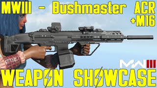 Fallout 4 MWIII  Bushmaster ACR  M16  Weapon Mod Showcase [upl. by Acinorrev]