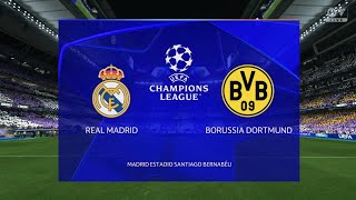 EA FC 25 PS5 Uefa Champions League Real Madrid VS Borussia Dortmund [upl. by Verneuil]