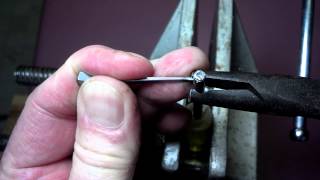 Bending Horseshoe Nails [upl. by Liebman]