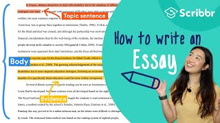 How to Write an Essay 4 Minute Stepbystep Guide  Scribbr 🎓 [upl. by Kobi]