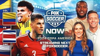 Colombia vs Costa Rica LIVE REACTION  FOX Soccer Now [upl. by Ramad]