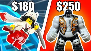 Most EXPENSIVE LEGO Ninjago Minifigures from EVERY Season Part 2 [upl. by Neeroc808]