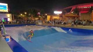 City Wave Fireside Surf at the Colony Dallas Texas Surfing Pool Shopping Center [upl. by Olivia]