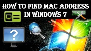 How to find Mac address on windows 7 [upl. by Laemsi]