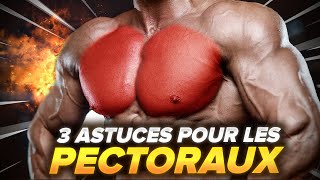 COMMENT AVOIR DES PECTORAUX BIEN MUSCLÉS  et être fort au développé couché [upl. by Abbotsun]