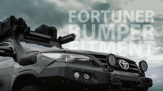 DIY Hamer King Series Bumper Installation on Jabari my Toyota Fortuner [upl. by Ophelia880]