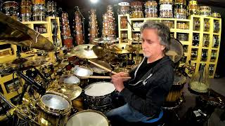 Todd Sucherman Stewart Copeland inspired solo improvisation from a live stream documentary 2021 [upl. by Bobbye]