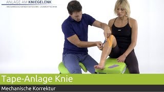 KinesiologieTape Anlage Kniegelenk  PINOFIT [upl. by Rebmetpes]