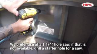 How to install a match lit outdoor fire pit valve [upl. by Nonnelg]